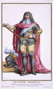 Oliver Cromwell (1599-1658) da Pierre Duflos